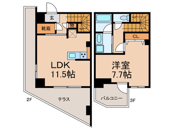 URBANLINK護国寺の物件間取画像